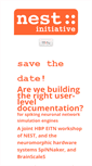 Mobile Screenshot of nest-initiative.org