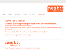 Tablet Screenshot of nest-initiative.org